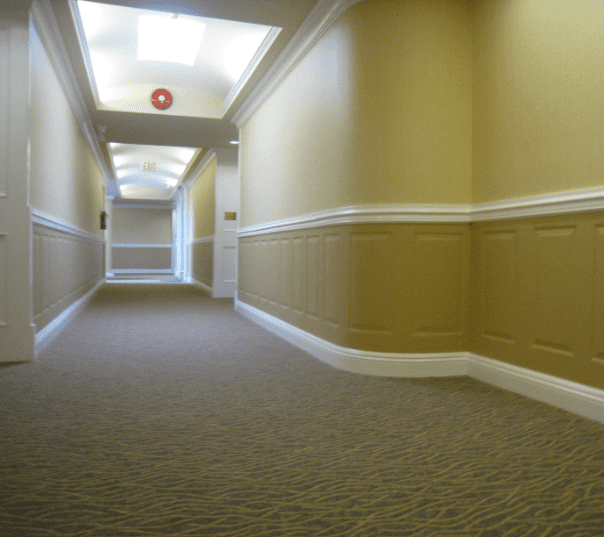 interior painted hallways