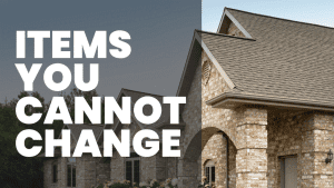 Things You Cannot Change