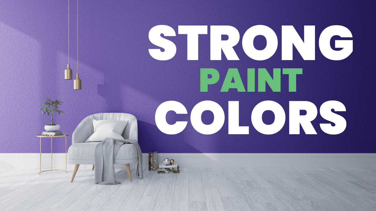 Strong colors house painting