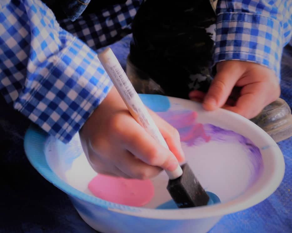 a technique used to apply acrylic paint
