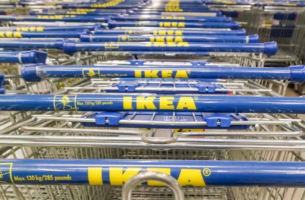 Ikea shopping carts